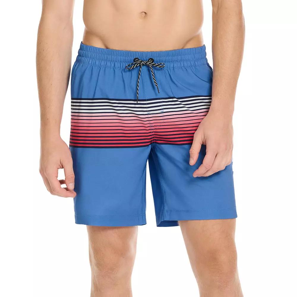 Men's Hurley 7.5" Striped Swim Trunks,  Product Image