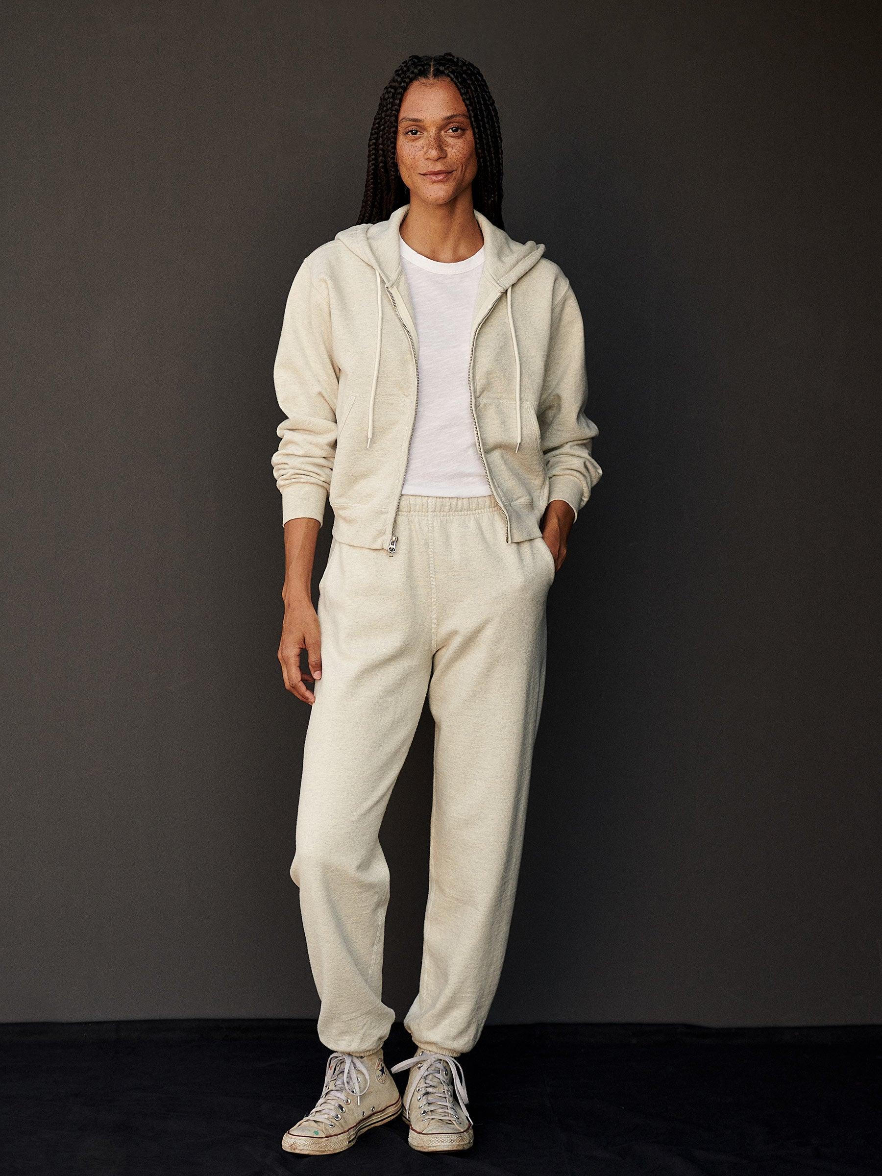 Heather Oat Vintage Interloop Sweatpant Product Image