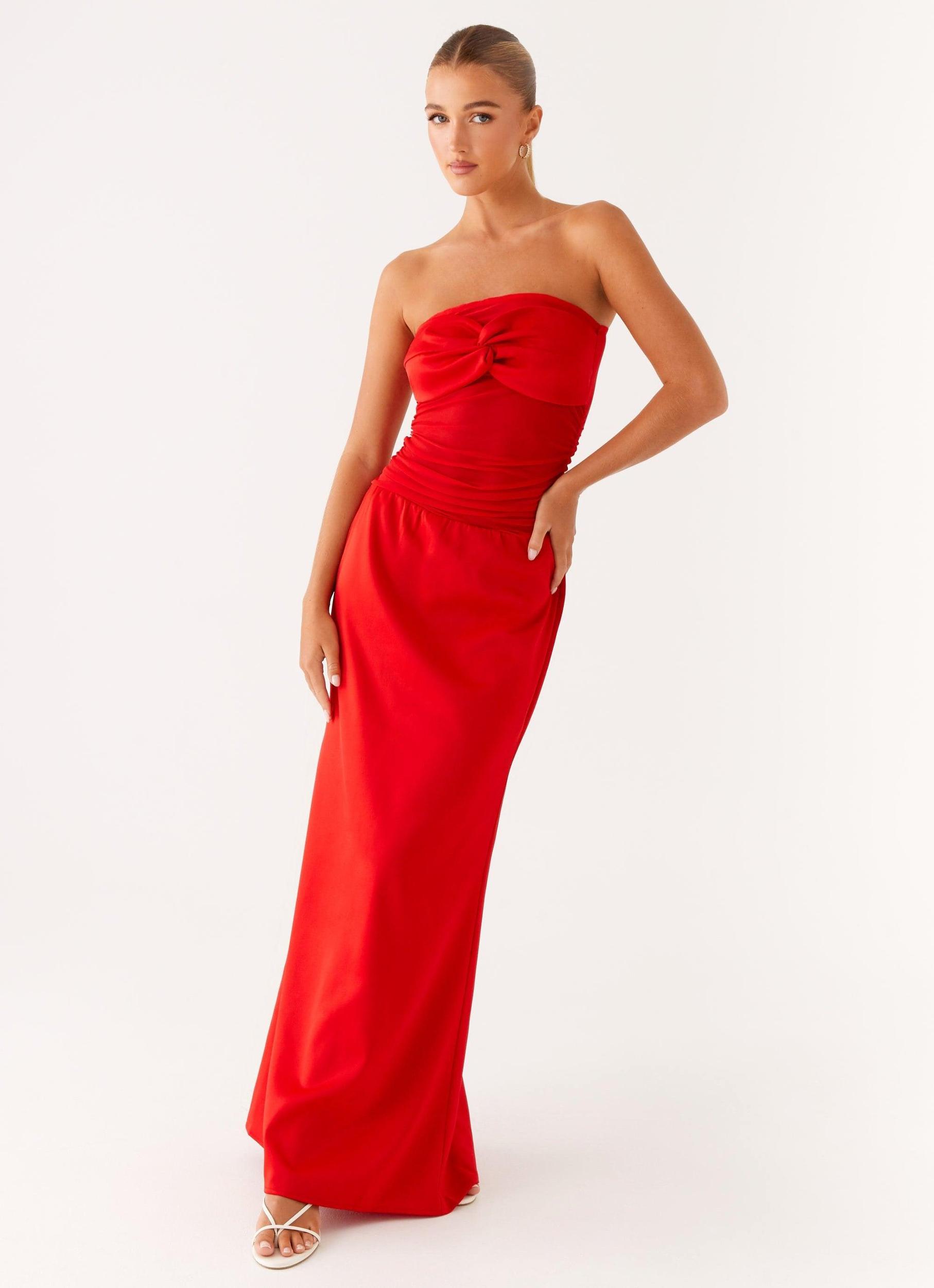 Rewind Maxi Dress - Tangerine Product Image