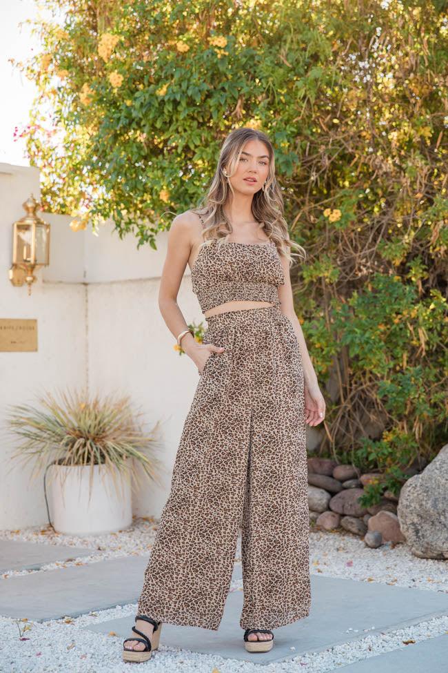 Heart of Paradise Leopard Two Piece Set FINAL SALE Product Image