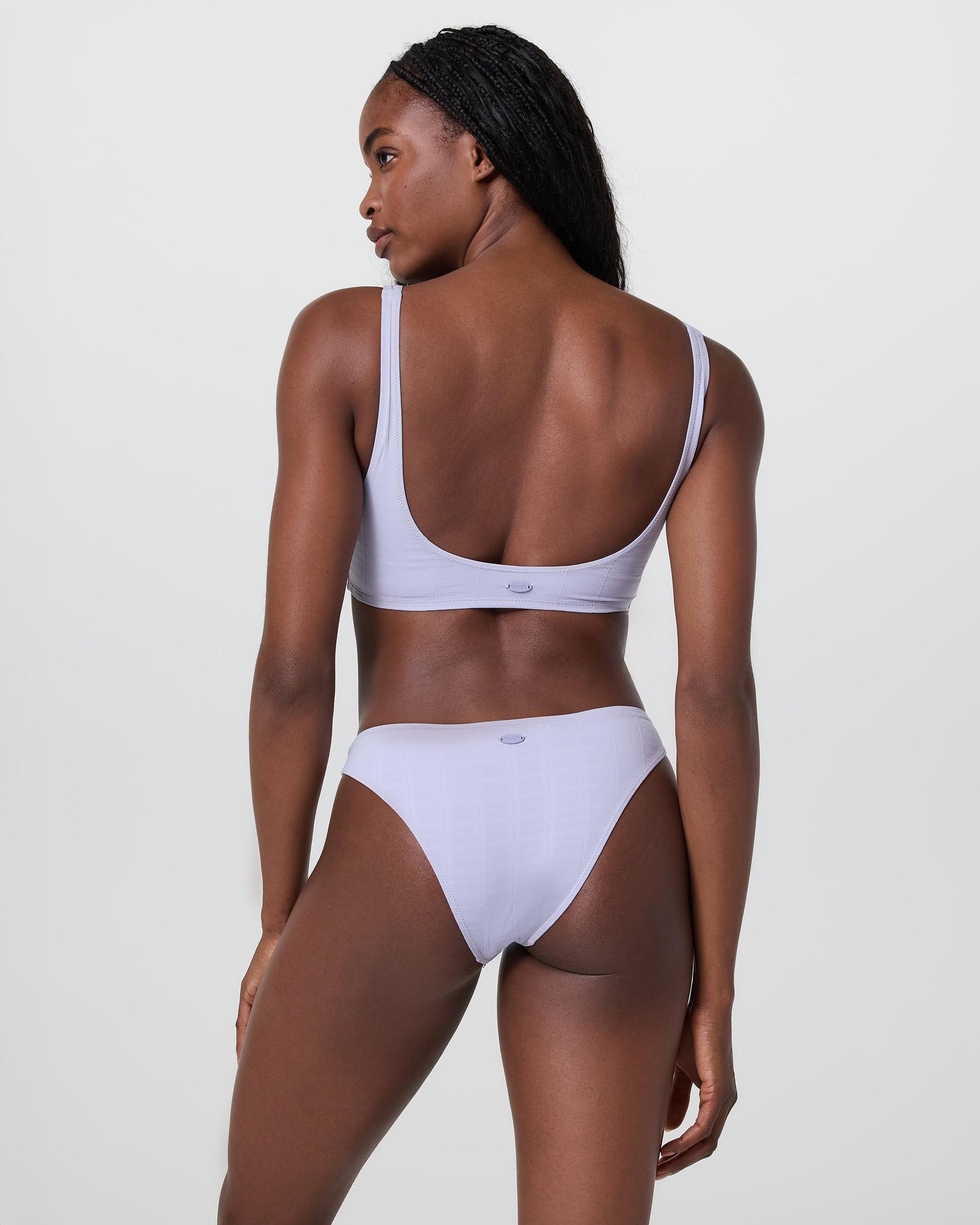 Encinitas Plaid Bikini Top Product Image