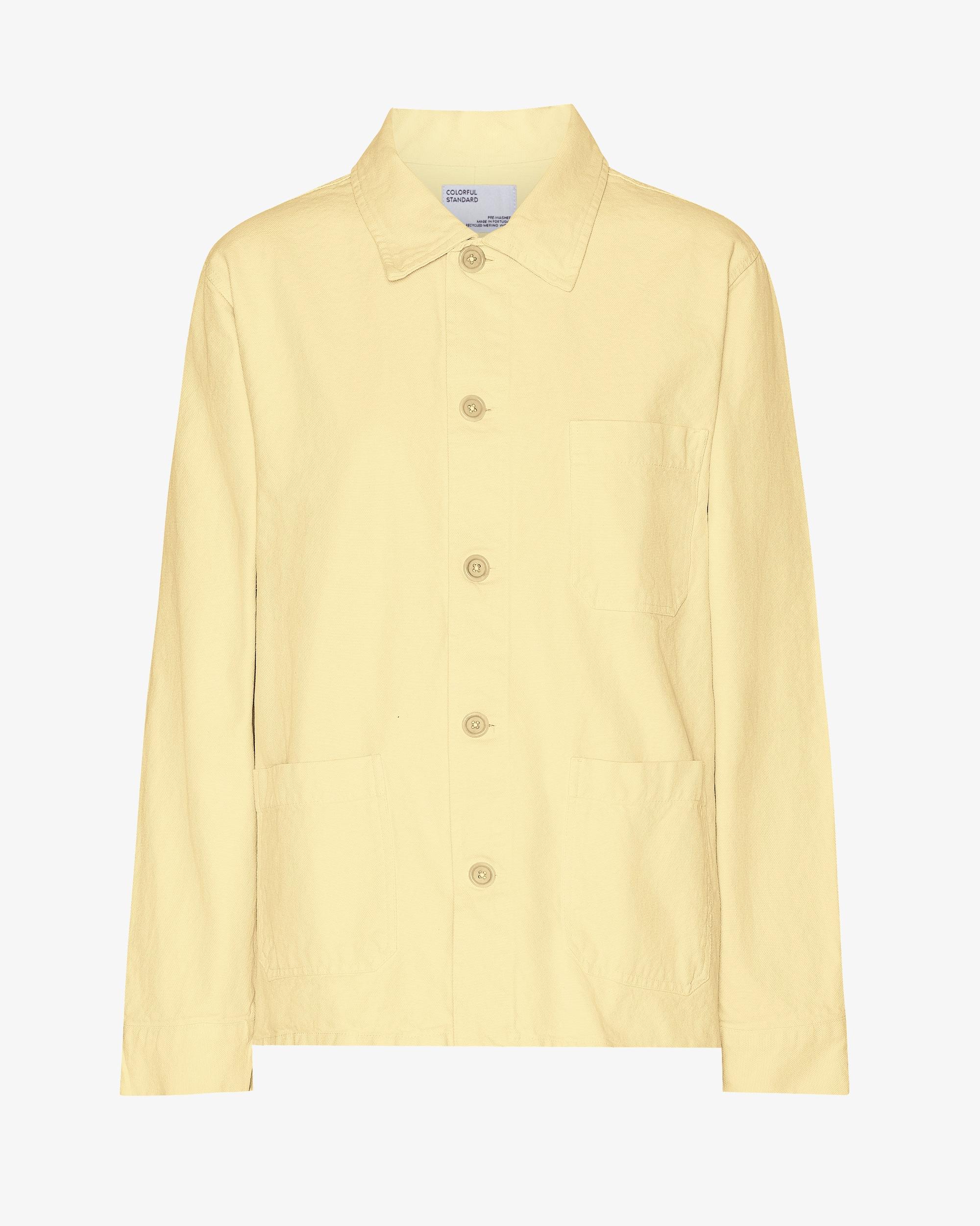 Organic Workwear Jacket - Soft Yellow Product Image