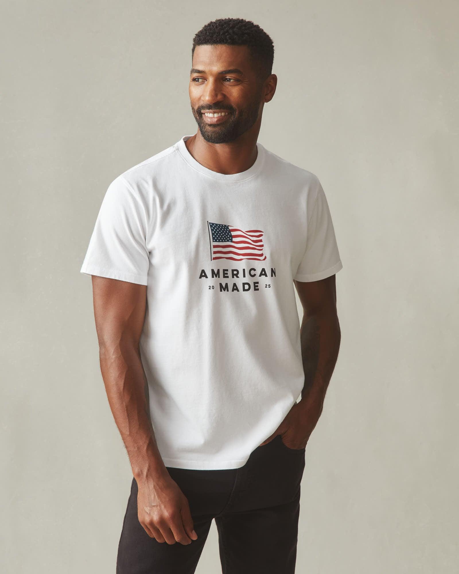 Fourth of July Tee - White Product Image