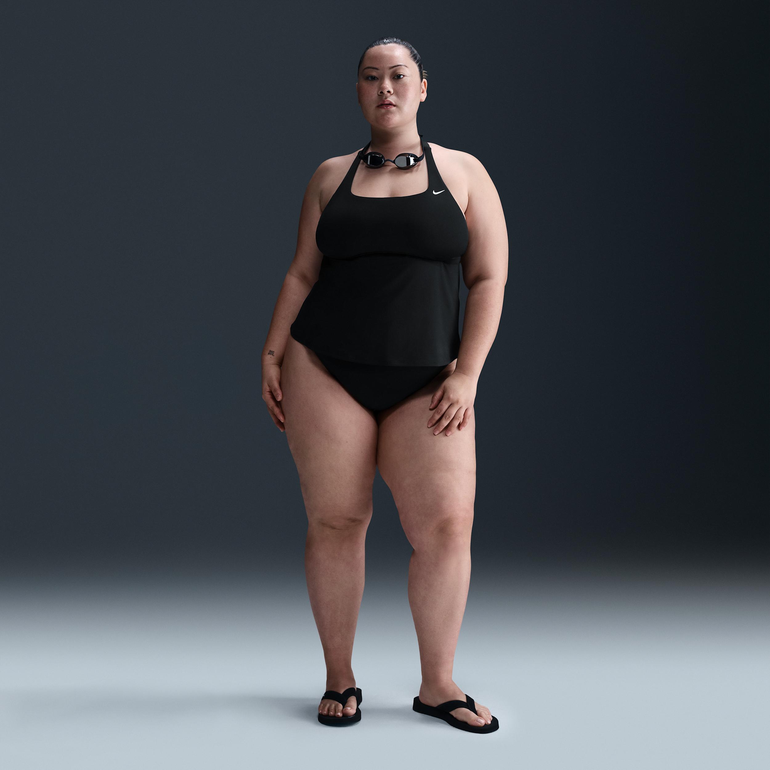 Nike Womens Swim Essential Square Neck Tank Topini (Extended Sizing) | NESSF337-001 Product Image