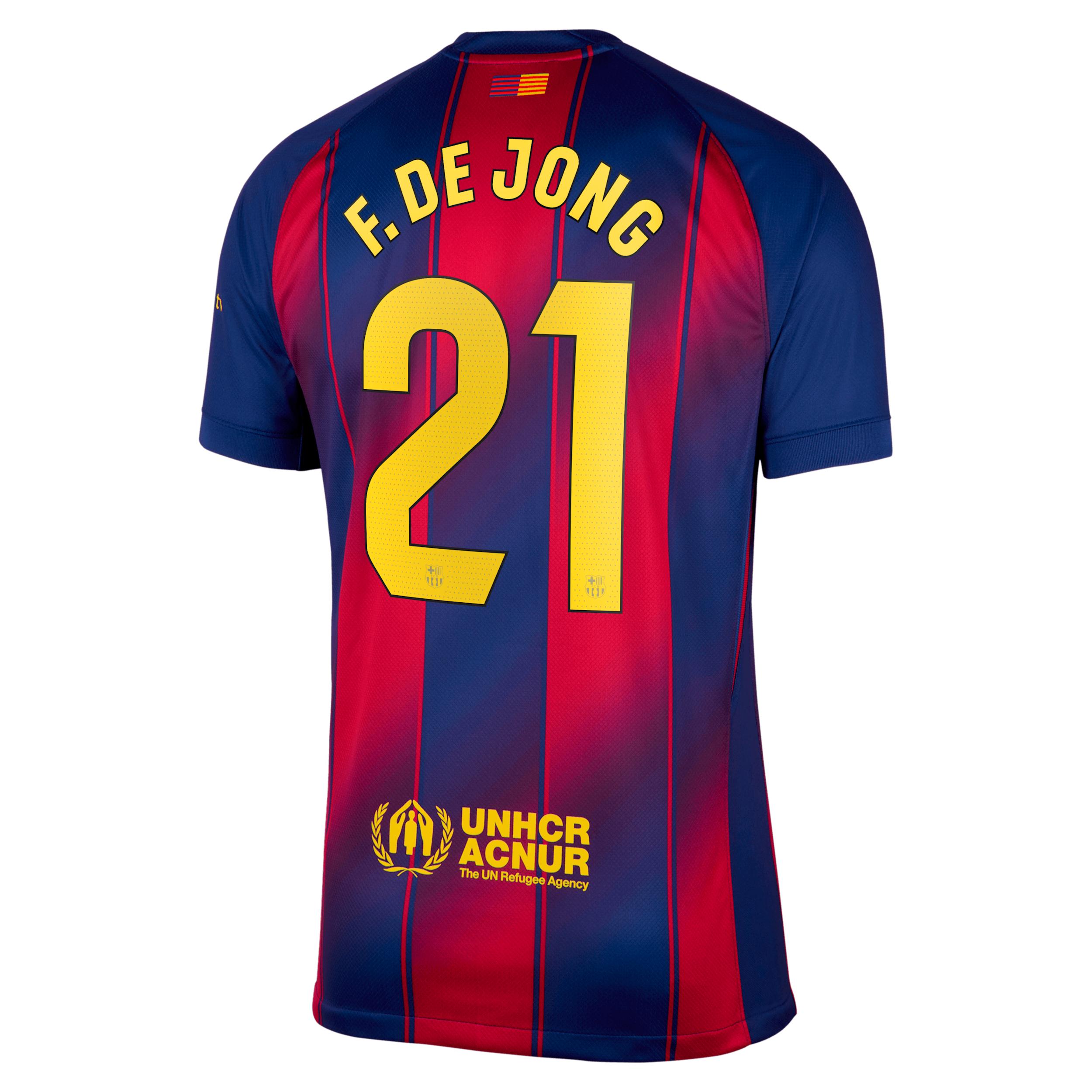 Robert Lewandowski Barcelona 2025/26 Stadium Home Nike Men's Dri-FIT Soccer Jersey Product Image