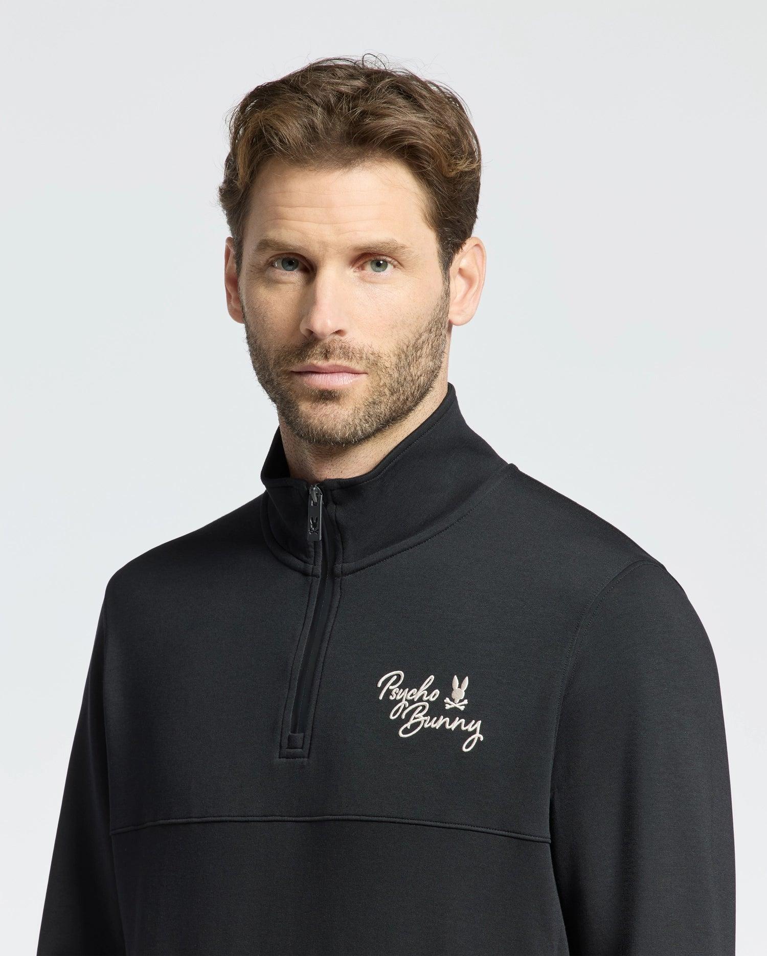 MENS DESERT 1/4 MOCK ZIP - B6S488F200 Male Product Image