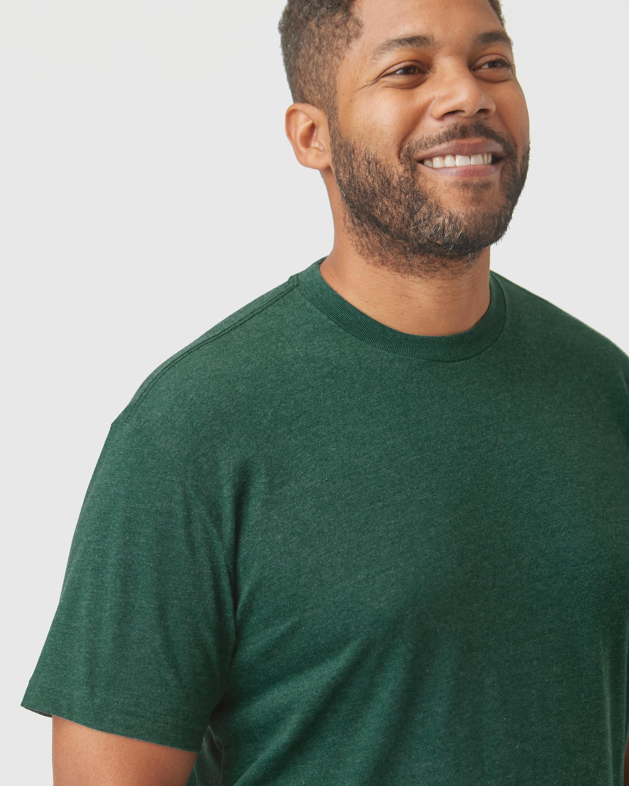 Evergreen Heather Classic Crew Neck Product Image