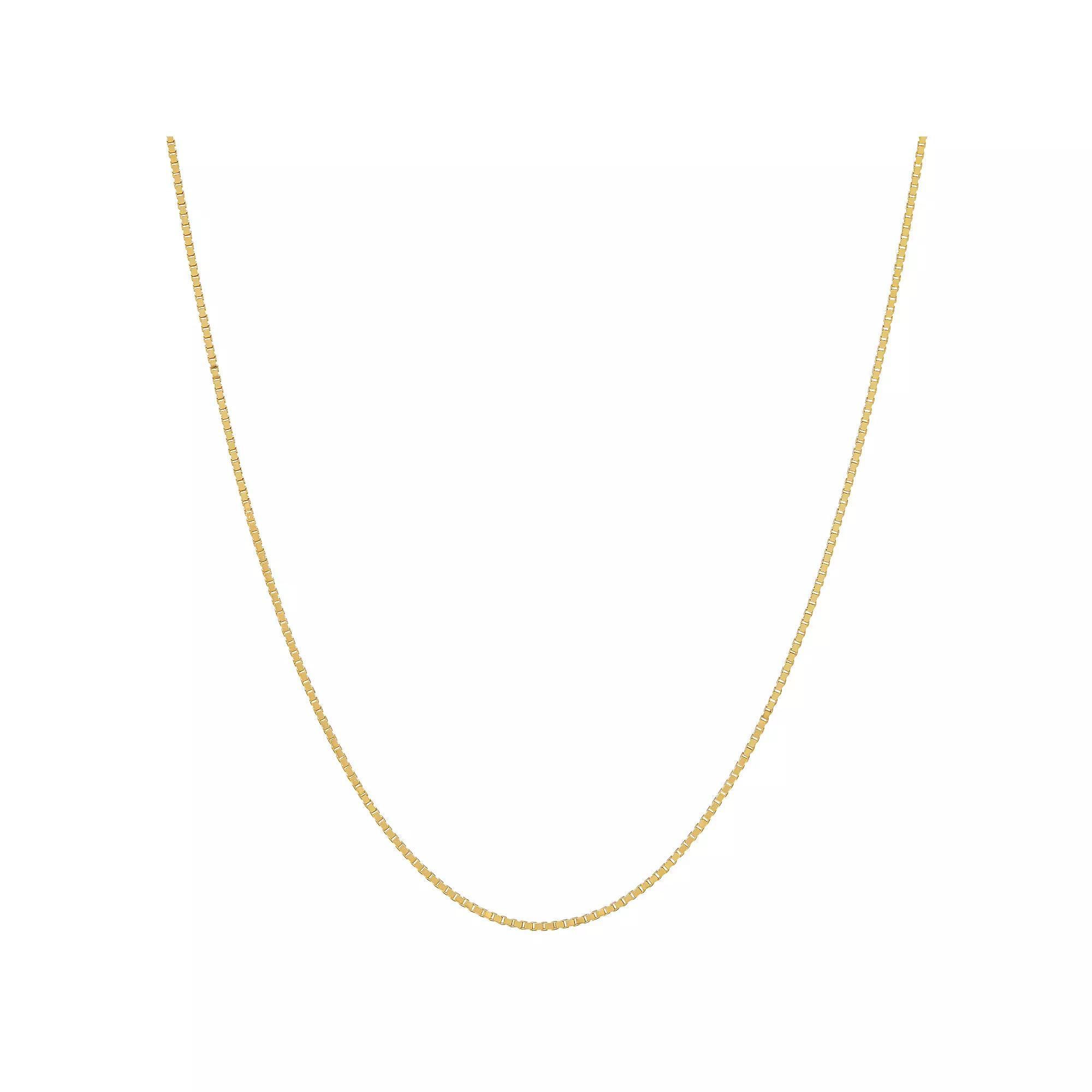 Everlasting Gold 14k Gold Diamond-Cut Box Chain Necklace - 20-in., Women's, Size: 20" Product Image