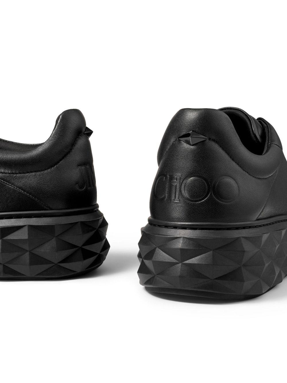 Diamond Maxi leather sneakers  Product Image