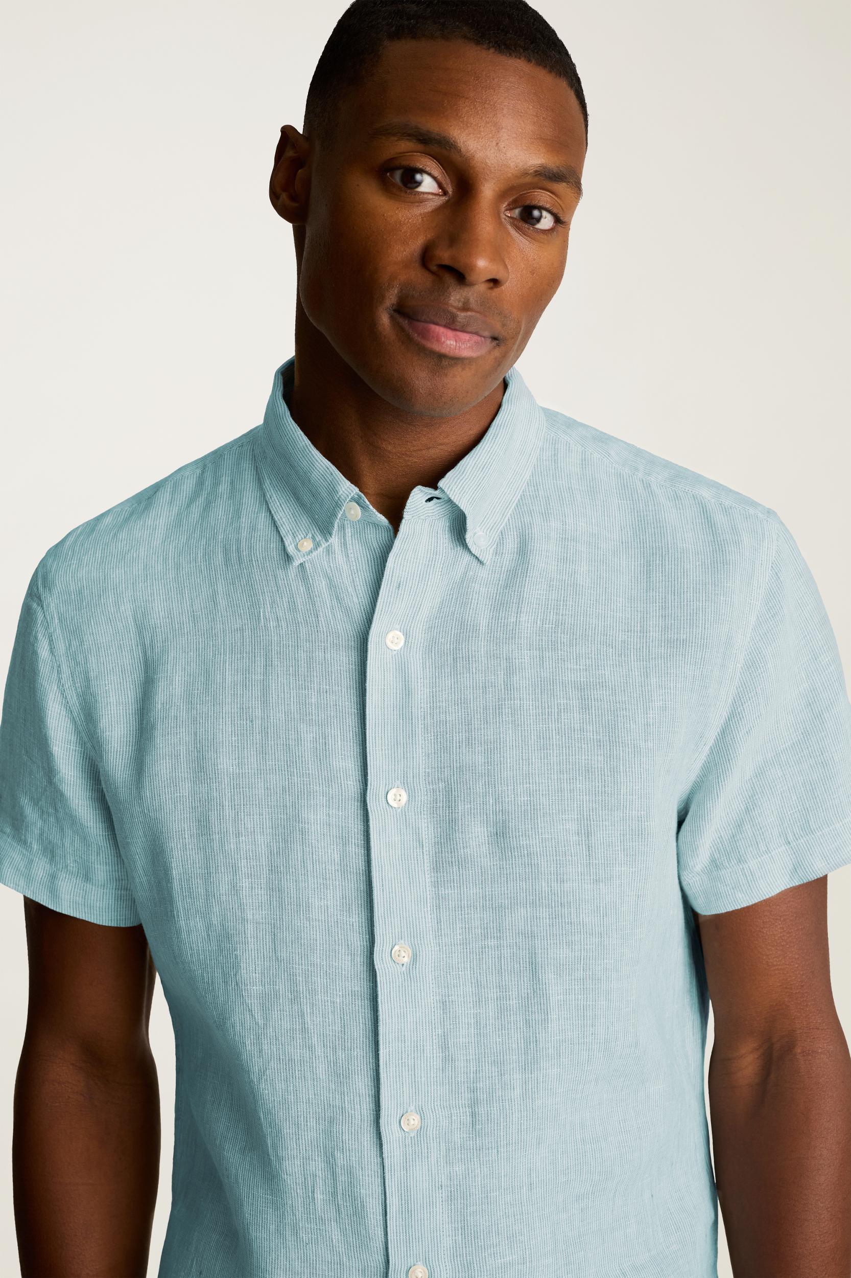 Riviera Linen Short Sleeve Shirt Product Image