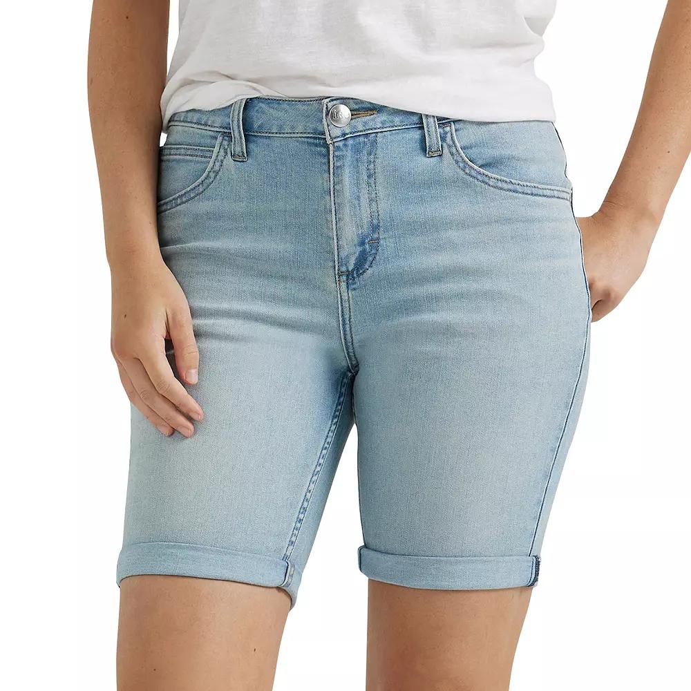 Women's Lee Legendary Rolled Bermuda Jean Shorts, Size: 18, Burning Bright Product Image