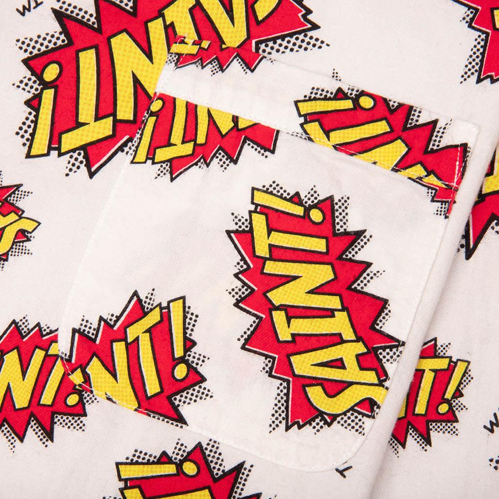 Pow Pajama Shirt - White Male Product Image