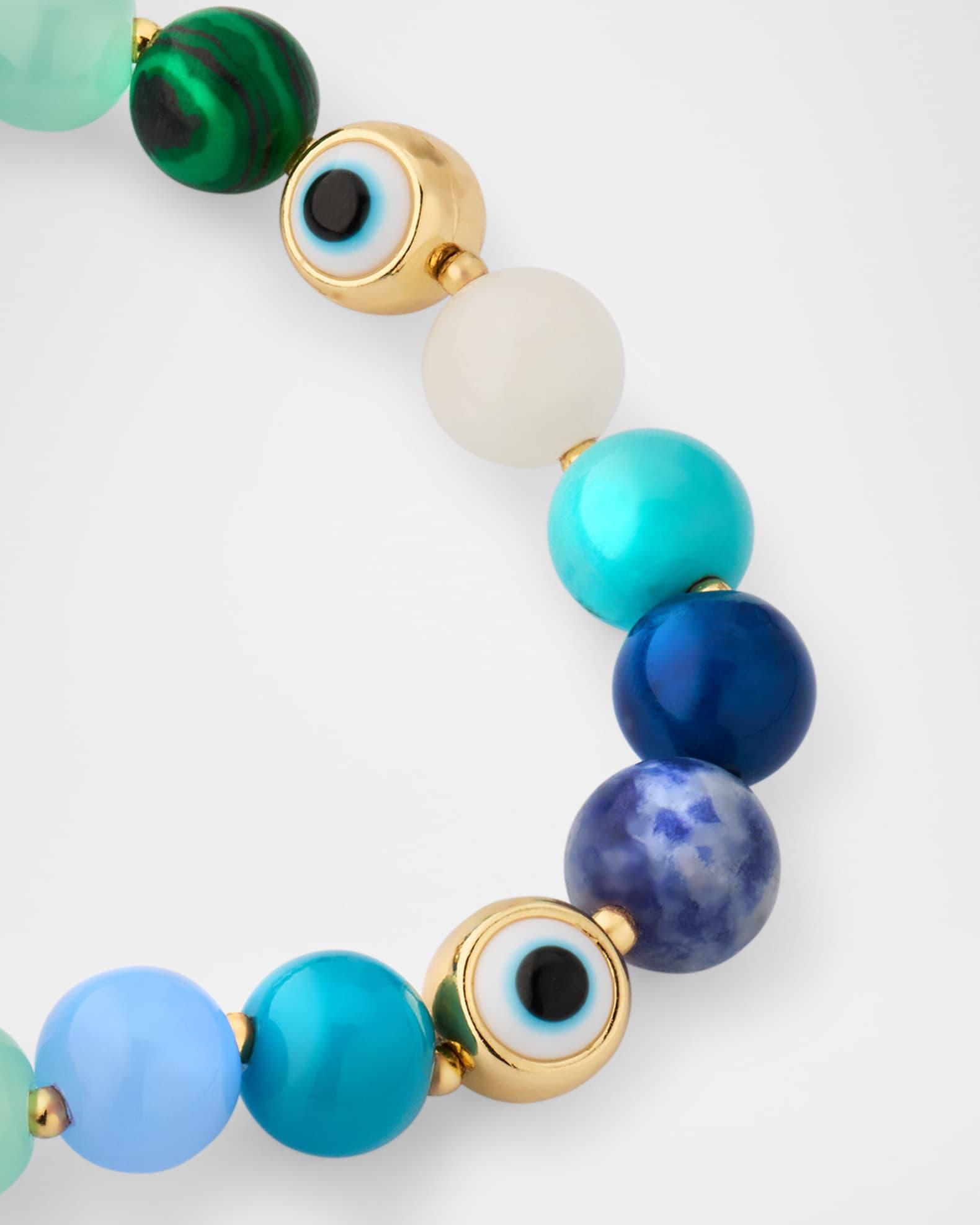 Evil Eye Semi-Precious Stretch Bracelet Product Image