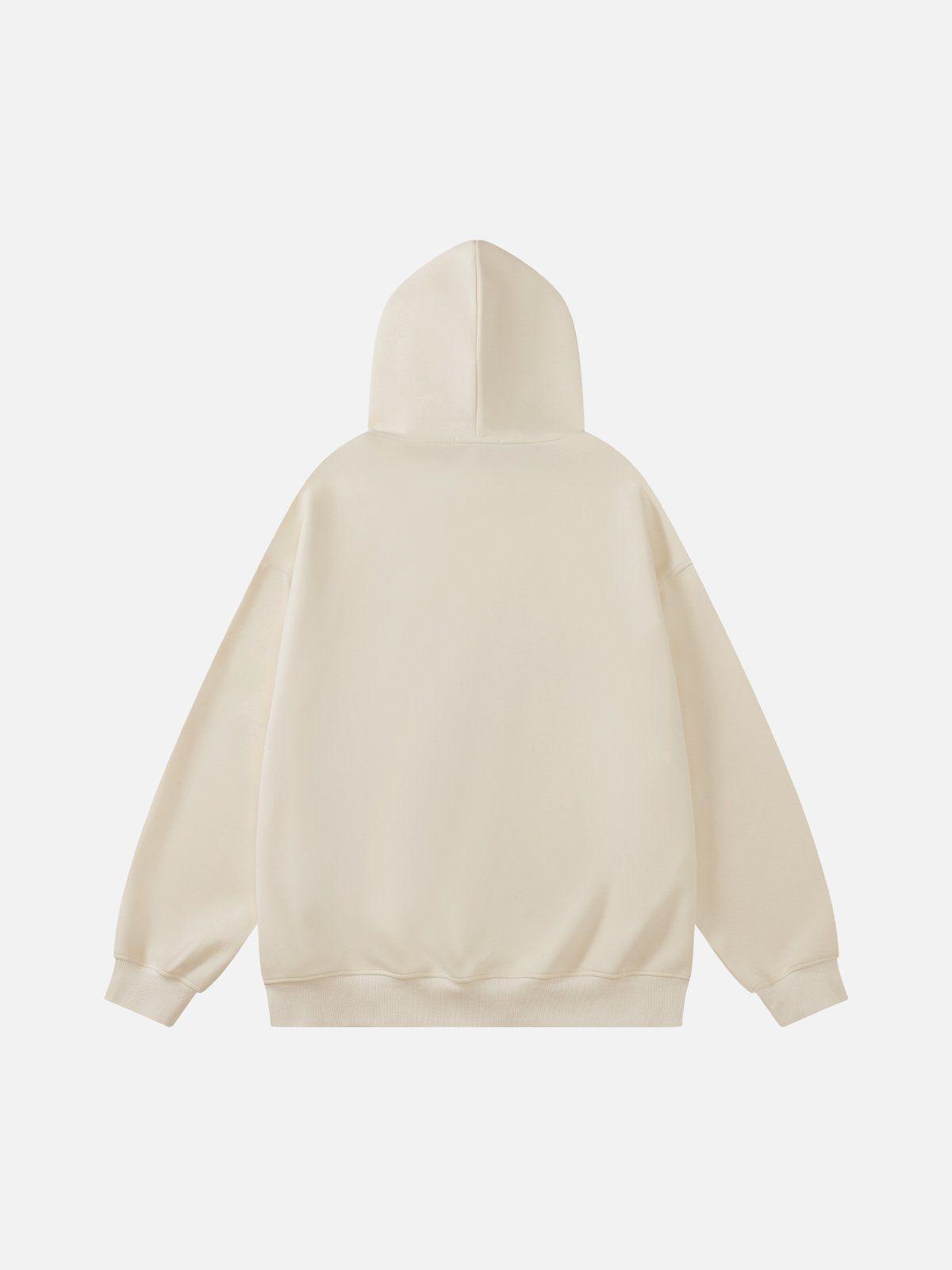 Aelfric Eden Oversized Graffiti Dog Graphic Hoodie Product Image