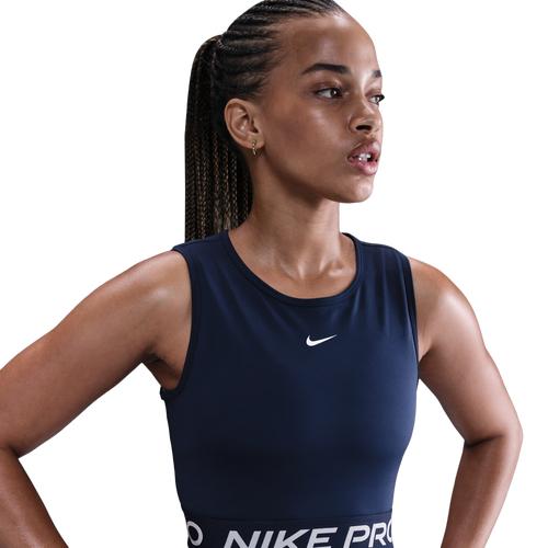 Womens Nike Pro Dri-FIT Cropped Tank Top | FZ3615-410 Product Image