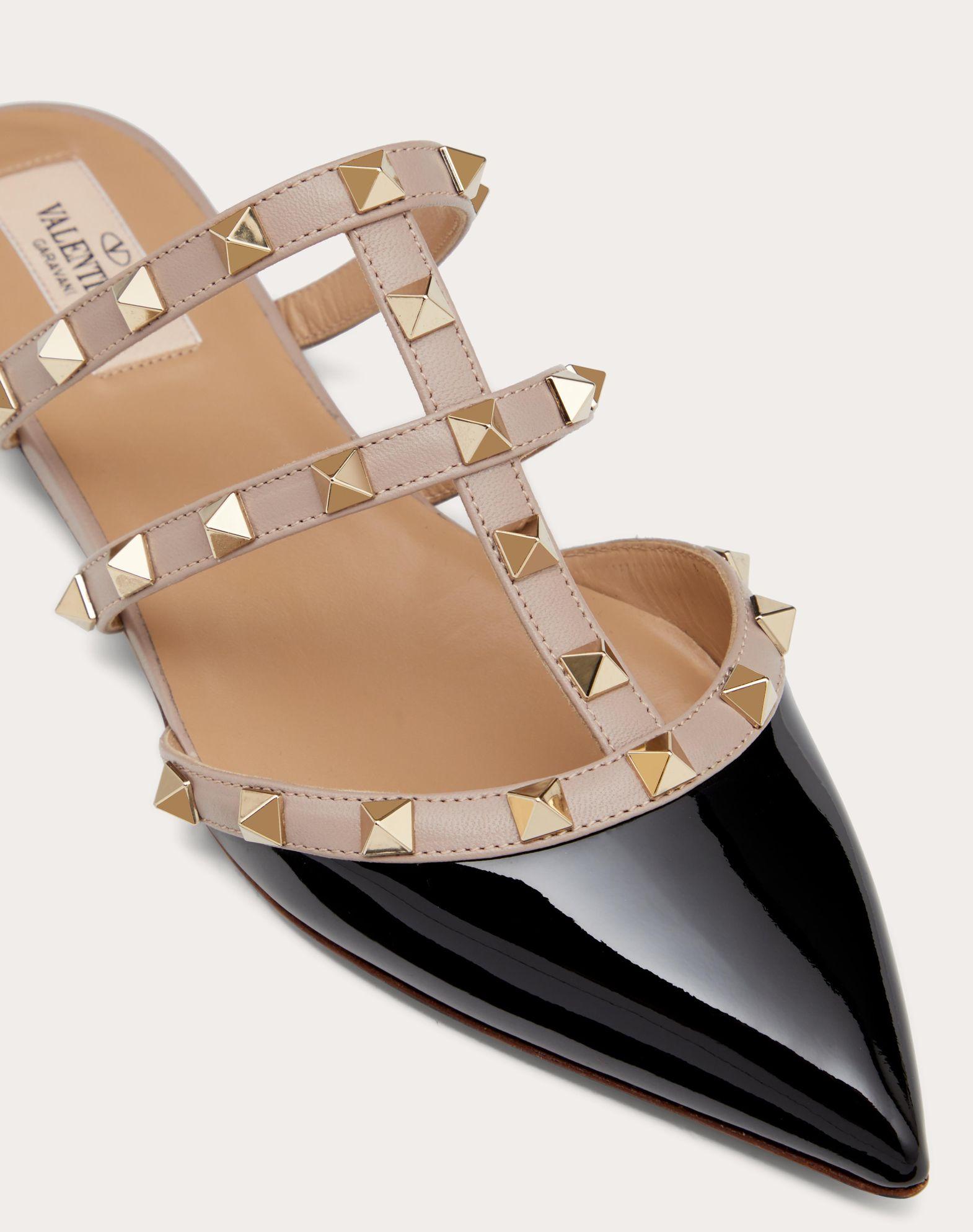 Rockstud Patent-Leather Mule  Product Image