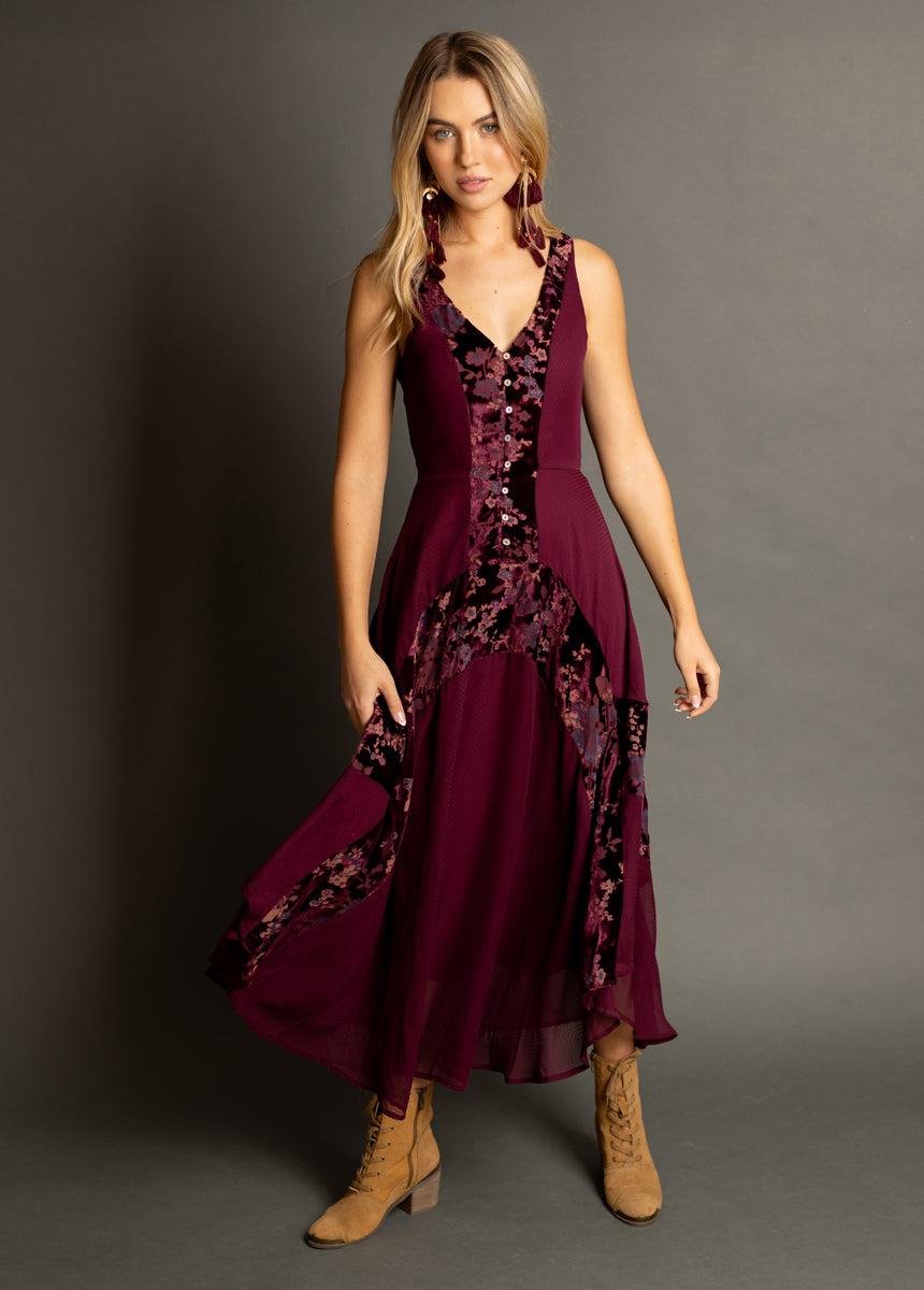 Nahri Dress in Berry Female Product Image