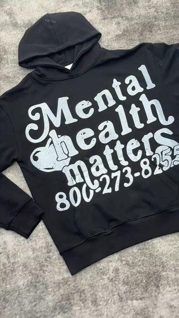 Men's Mental Health Matters Graphic Hoodie Product Image