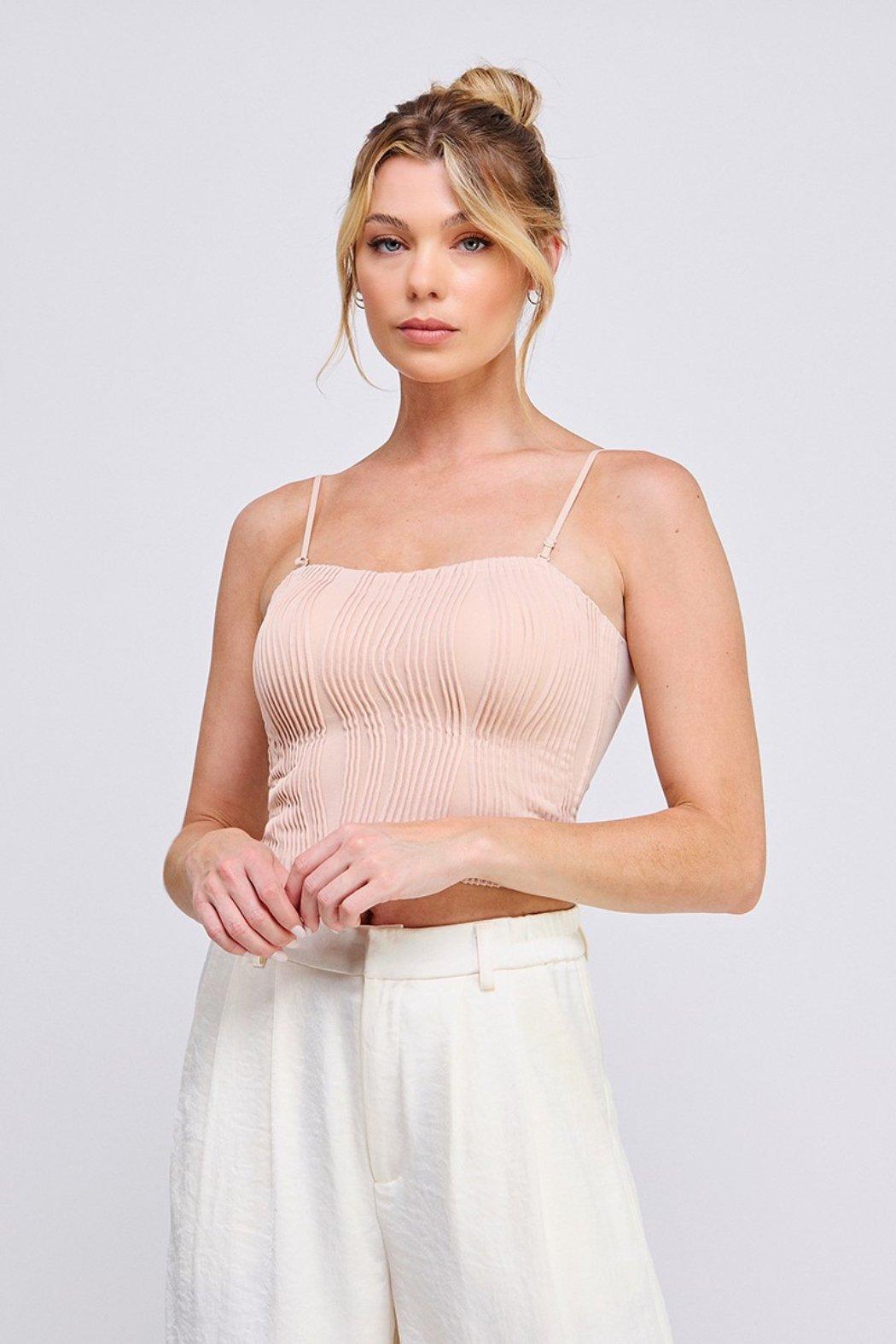 Wave Texture Bralette Top Product Image