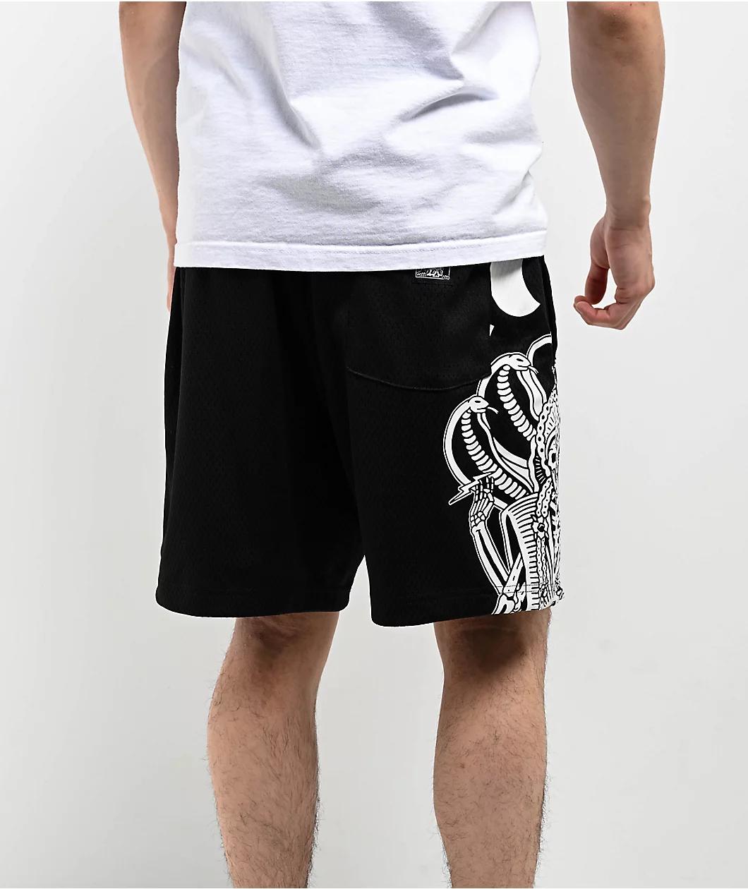 Lurking Class by Sketchy Tank Moons Black Mesh Shorts Product Image