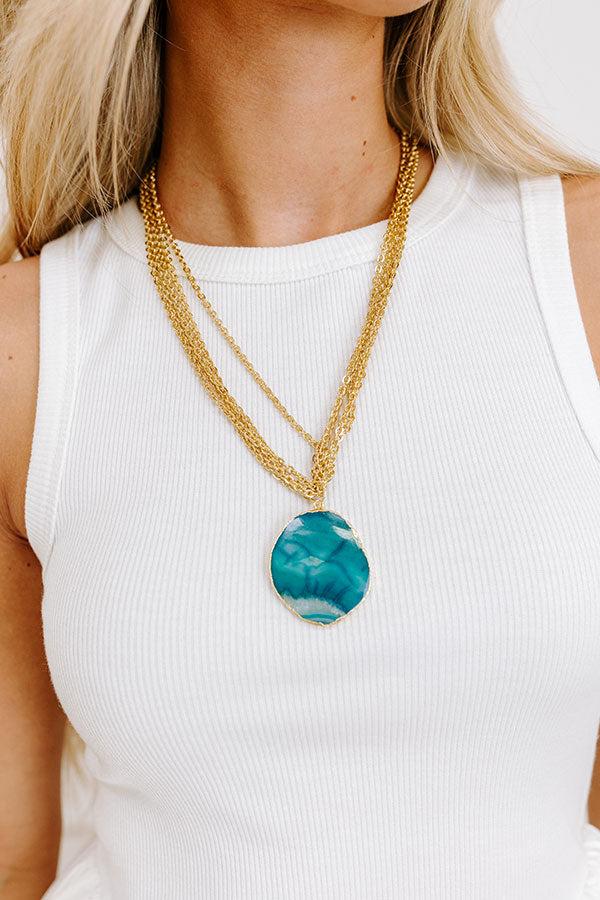 Ocean Eyes Semi Precious Layered Necklace Product Image