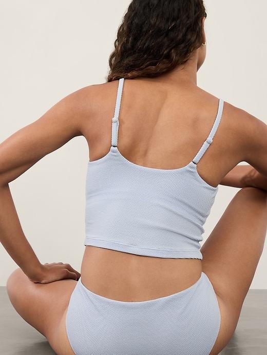 Scoop Crop Pique Tankini A-C Product Image