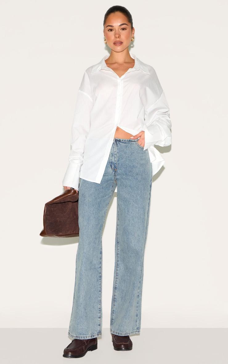  Vintage Wash Low Rise No Waistband Straight Leg Product Image