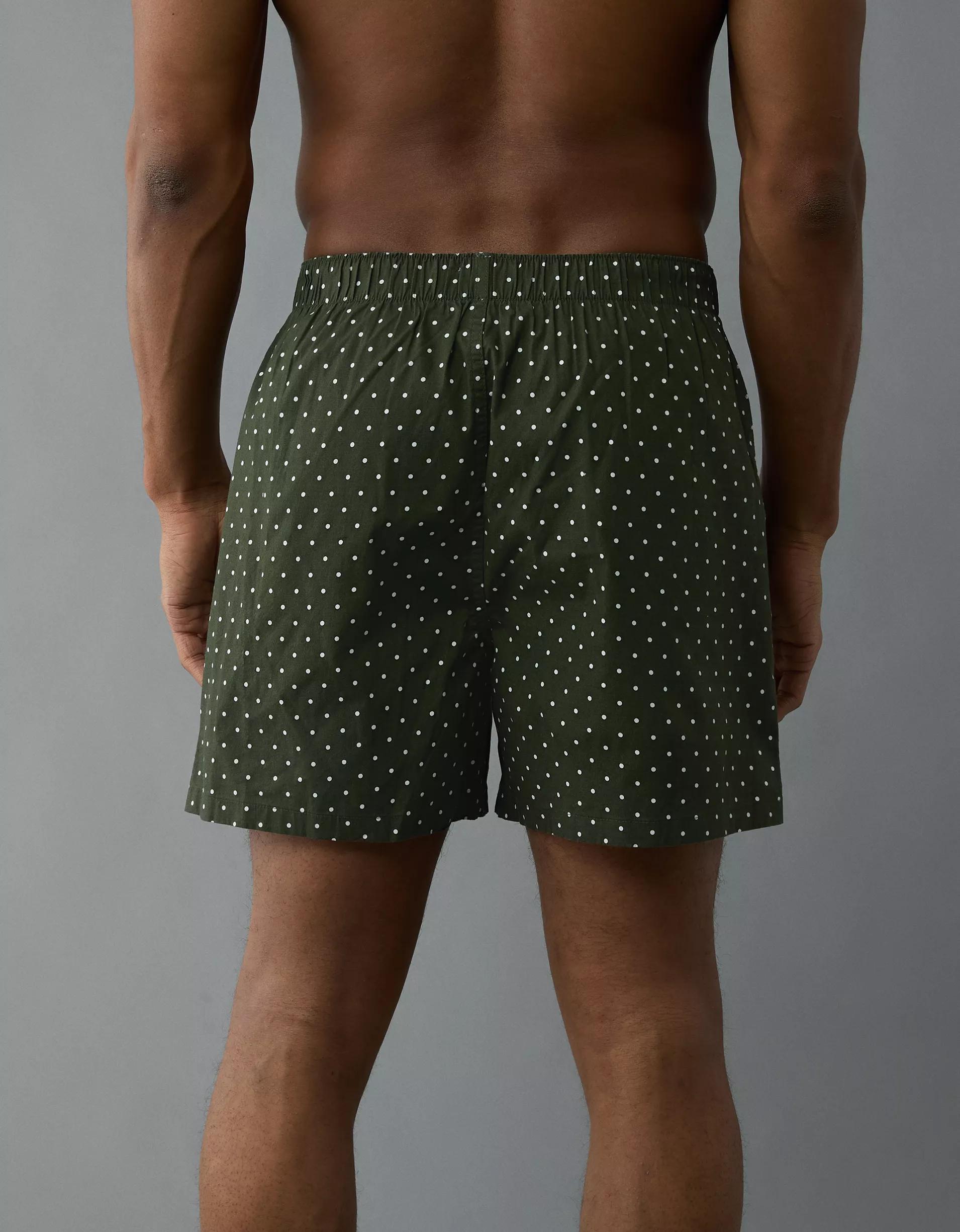 AEO Men's Checkerboard Satin Pocket Boxer Short Product Image