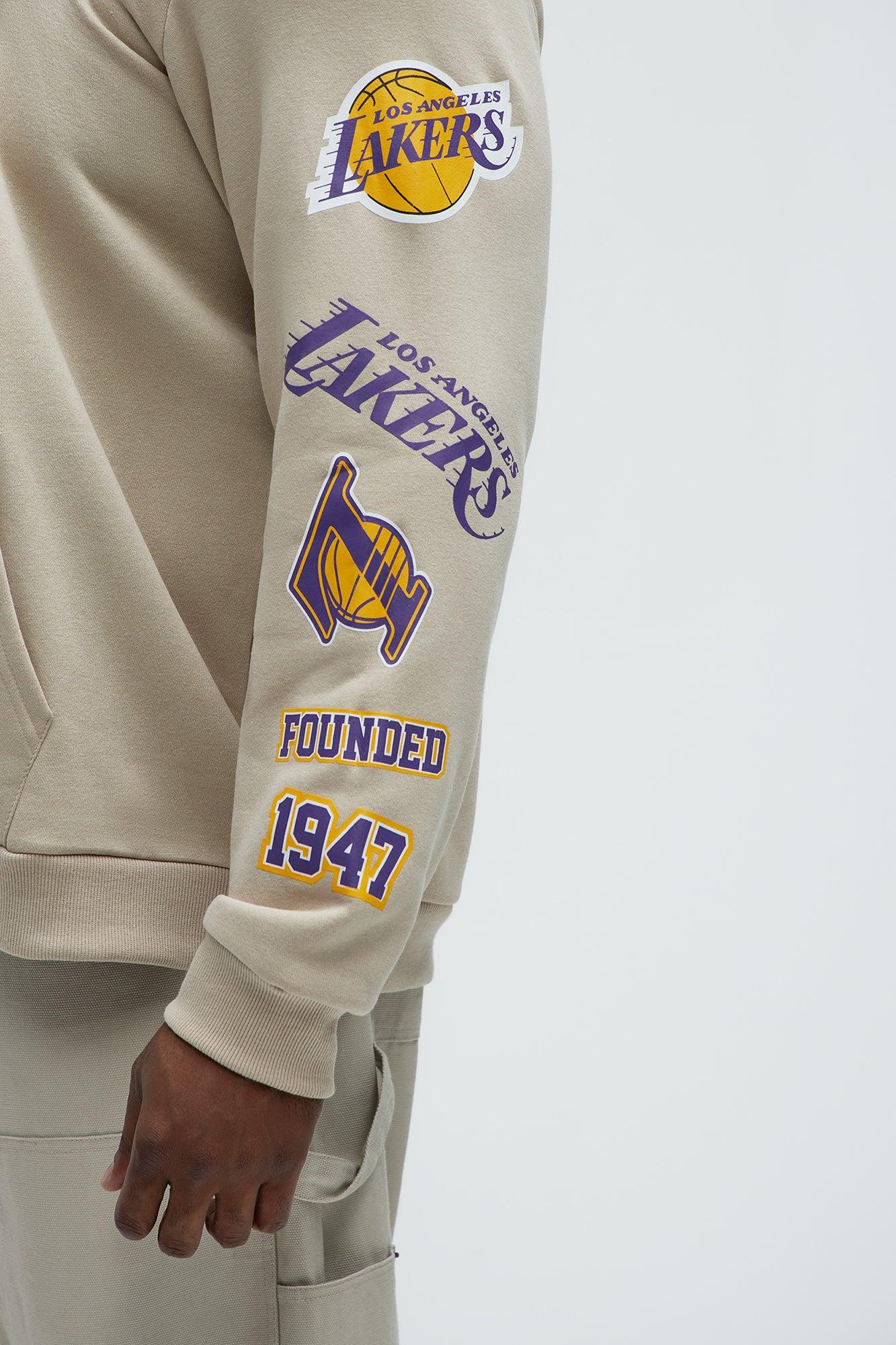 Lakers City Connect Hoodie - Sand Male Product Image