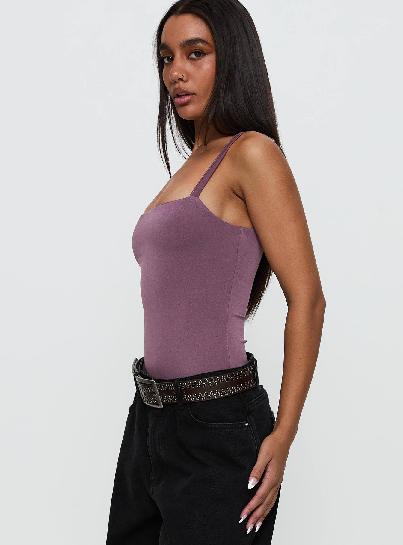 Off Stage Bodysuit Purple Product Image