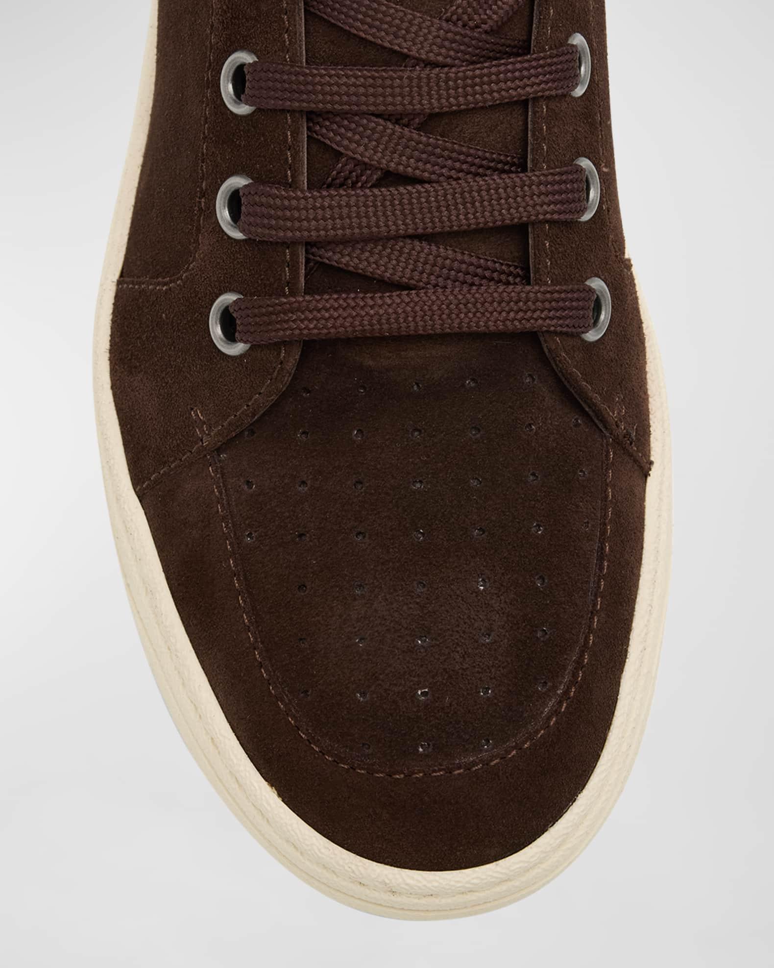 Mens Suede Low-Top Sneakers Product Image