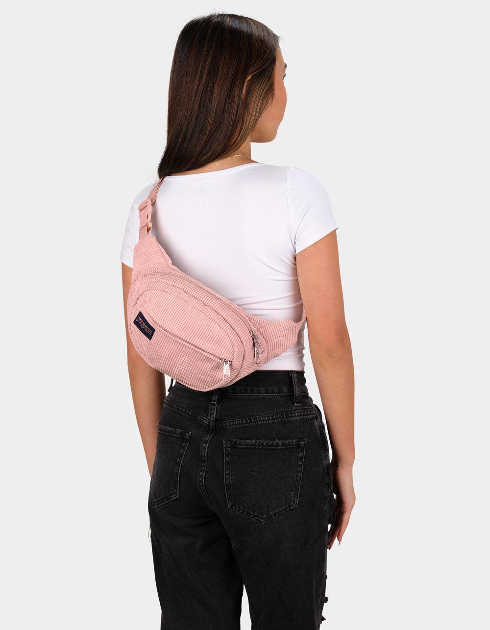 JANSPORT Fifth Avenue FX Corduroy Fanny Pack - PINK Product Image