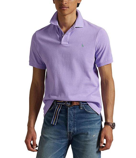 Polo Ralph Lauren Classic Fit Solid Cotton Mesh Polo Shirt Product Image