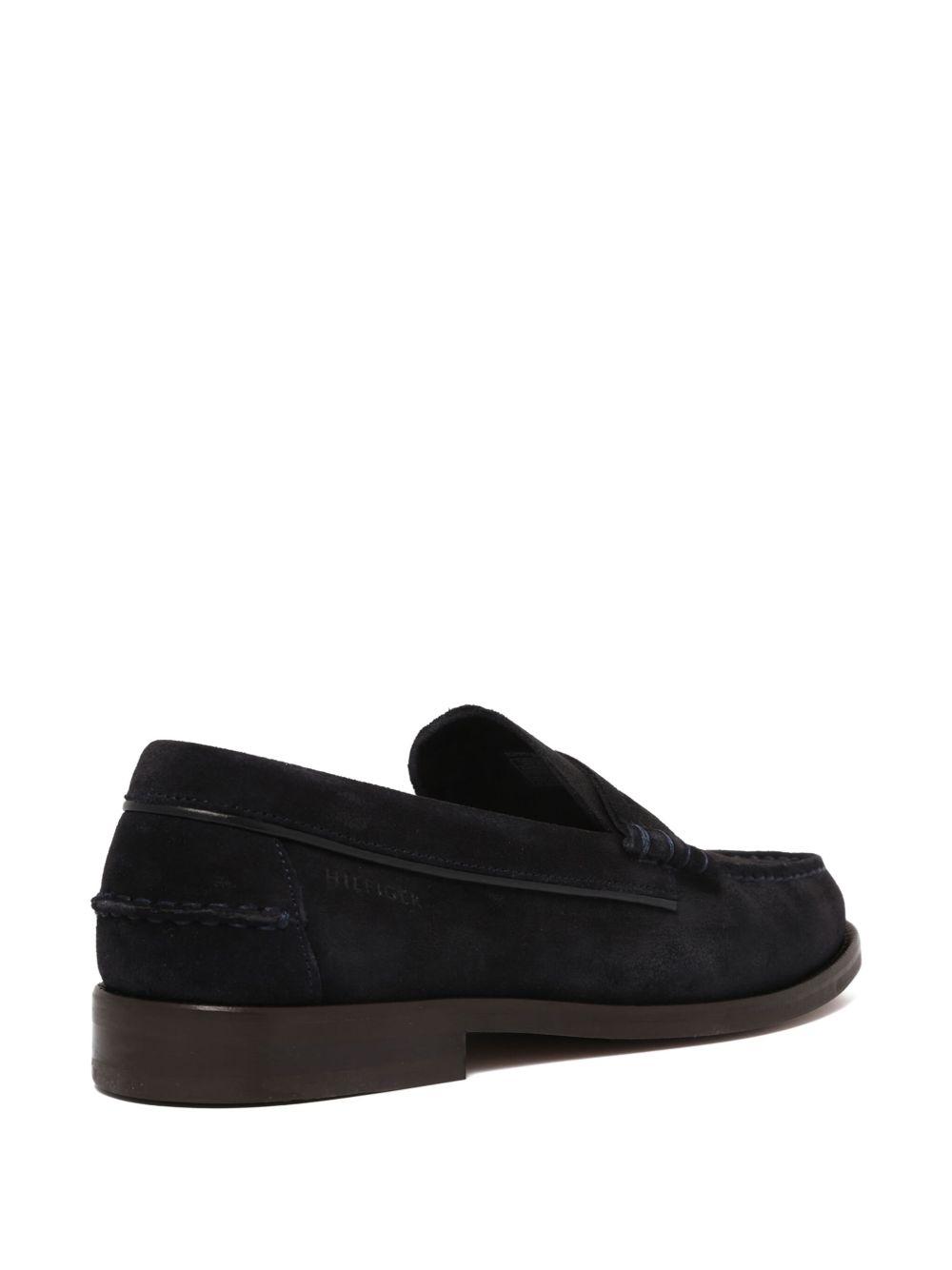 debossed suede loafers Product Image