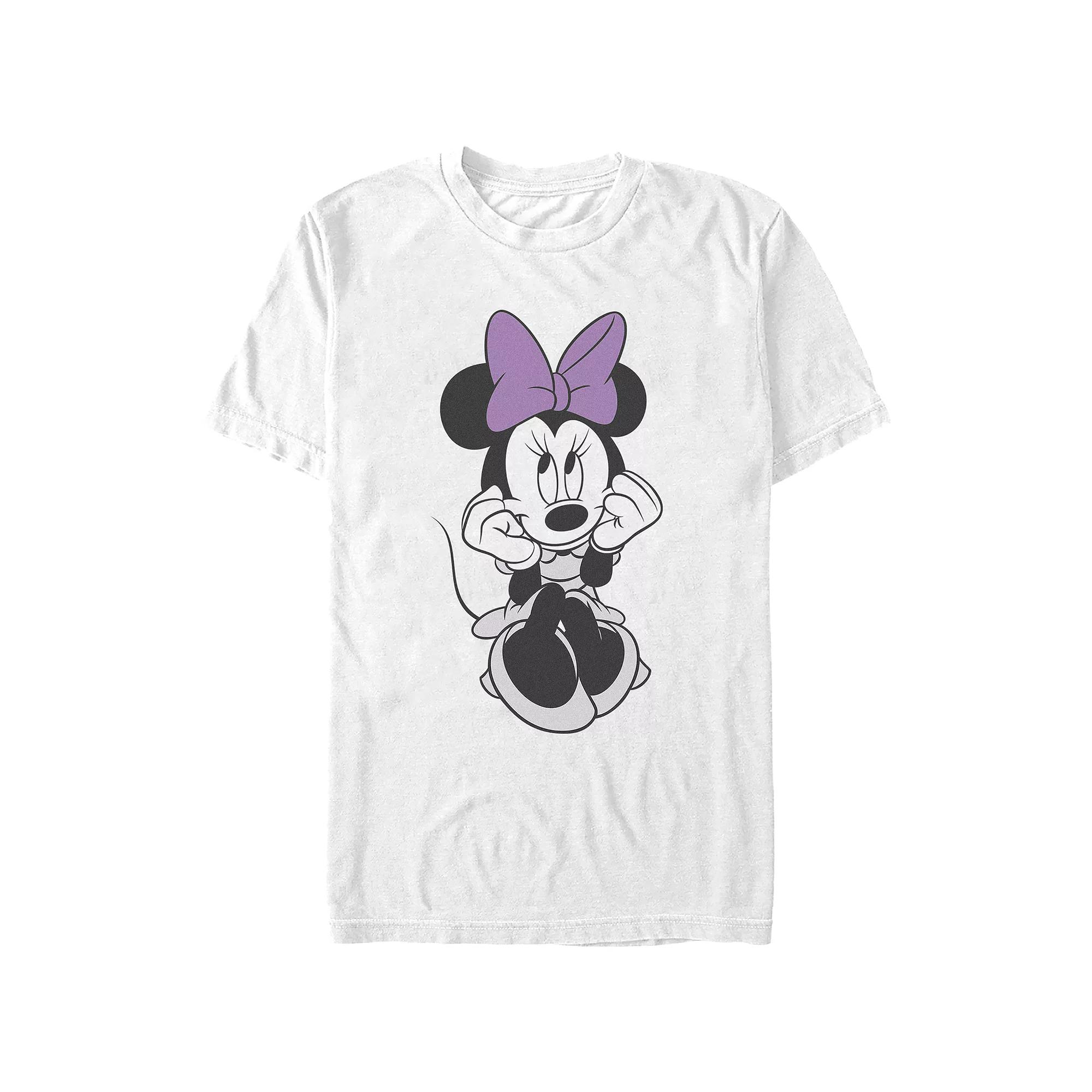Disney's Minnie Mouse Cute Face Juniors' Graphic Tee, Women's,  Product Image