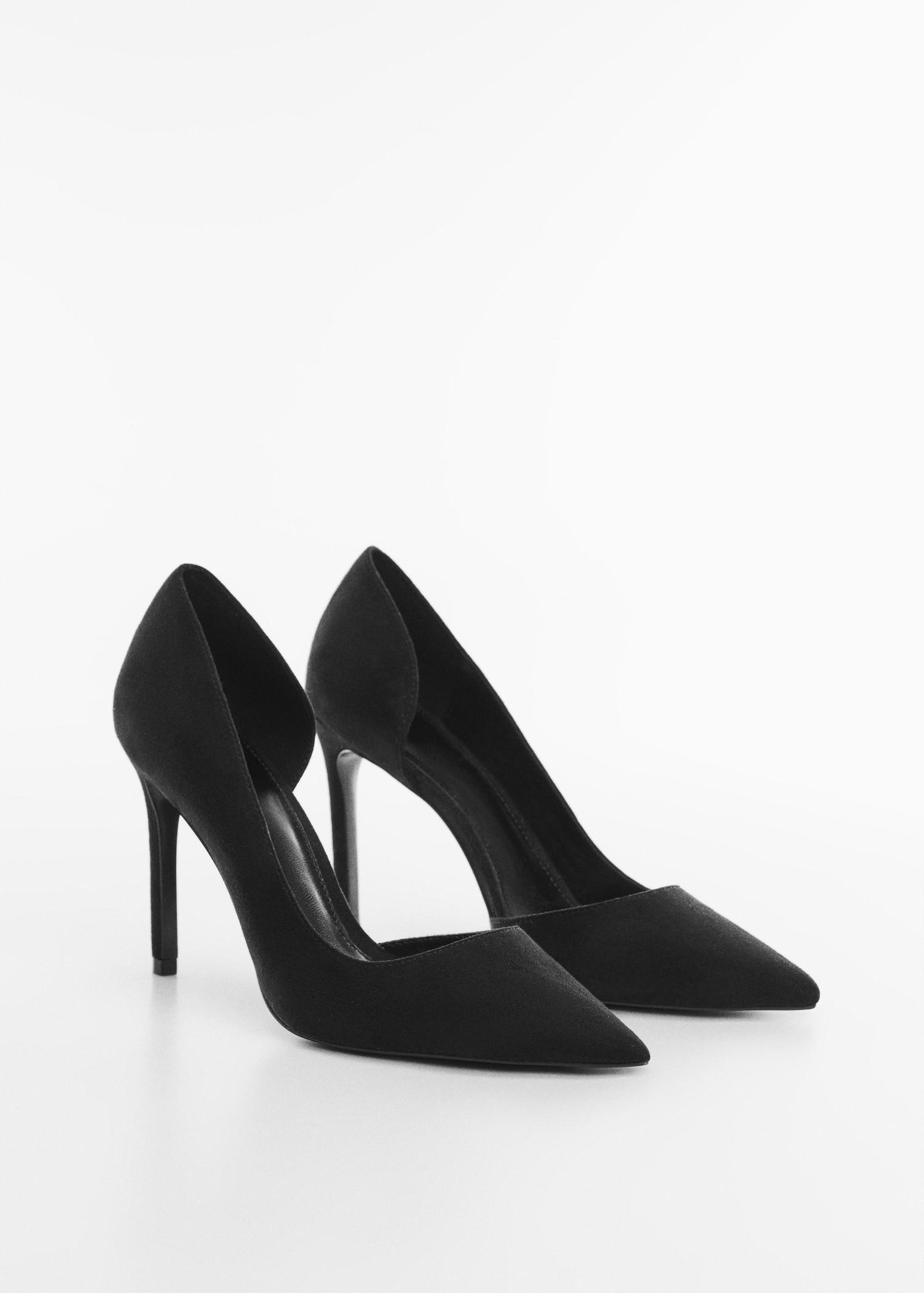 Asymmetrical heeled shoes - Women | MANGO USA Product Image