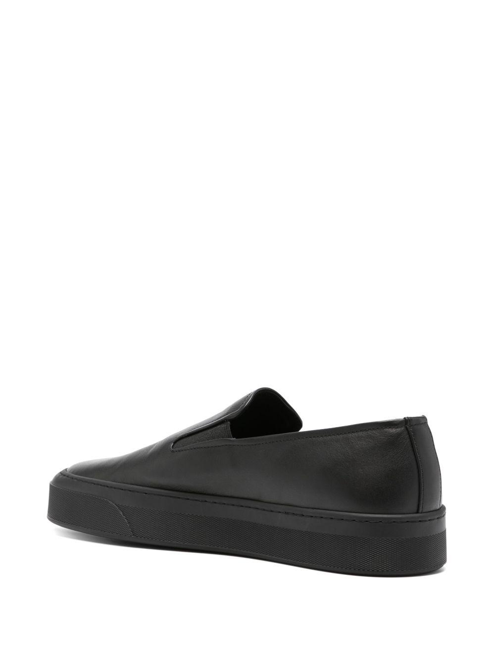 slip-on leather sneakers Product Image