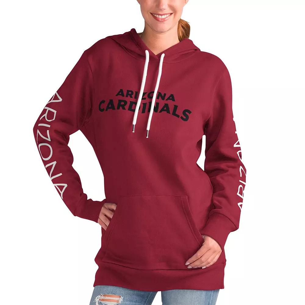 Women's G-III 4Her by Carl Banks Cardinal Arizona Cardinals Extra Inning Pullover Hoodie,  Product Image