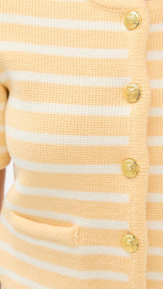 English Factory Knit Striped Sweater Cardigan | Shopbop Product Image