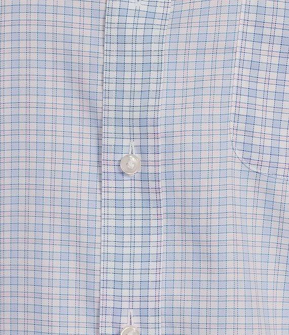 Daniel Cremieux Signature Label Non-iron Light Plaid Oxford Long Sleeve Woven Shirt Product Image