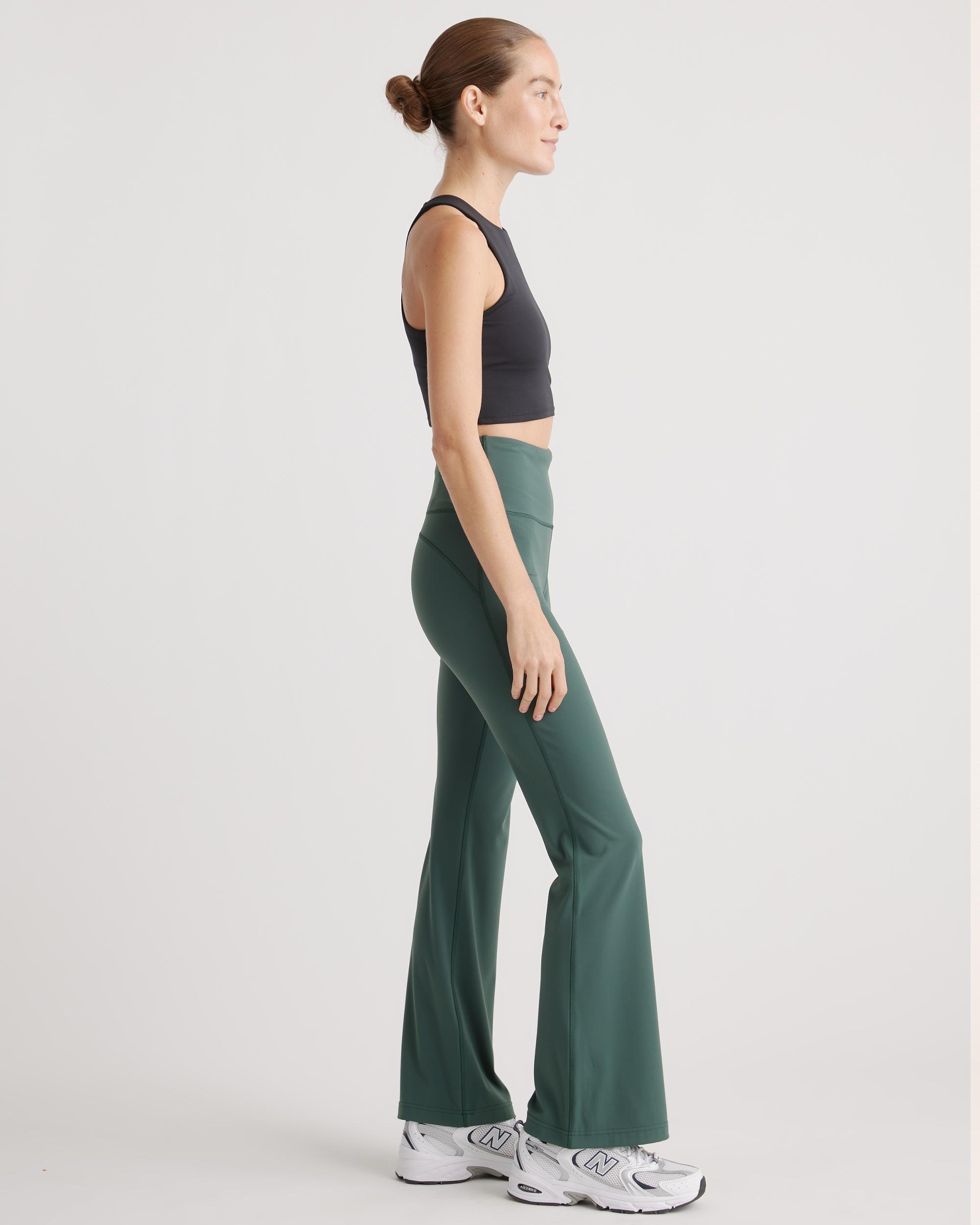 Quince | Women's Ultra-Form High-Rise Flared Pants Size XL, Nylon/Spandex Product Image