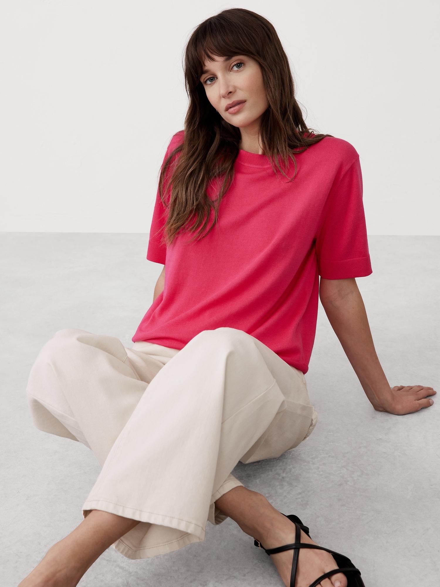 Forever Short-Sleeve Sweater Product Image