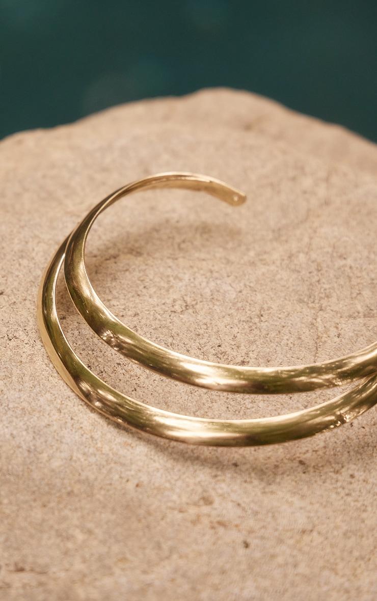 Gold Double Layered Choker Product Image