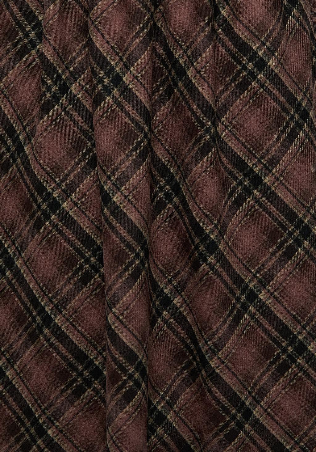 Hickory Check Midi Skirt Product Image