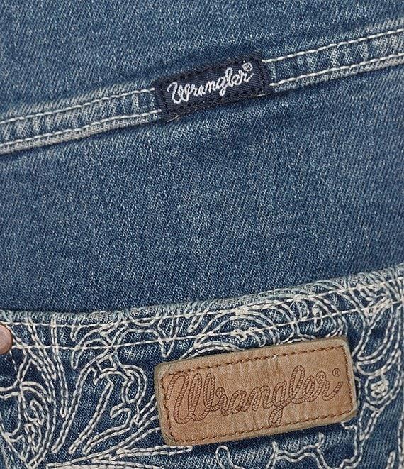 Wrangler® Retro® Mae Mid Rise Denim Shorts Product Image