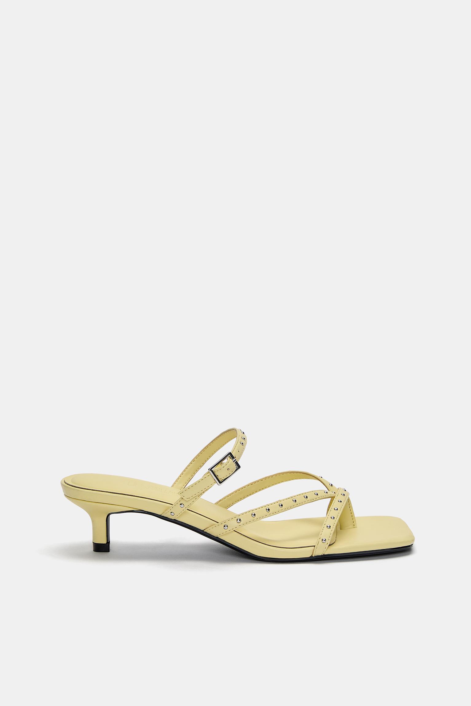 Studded heeled sandals Product Image