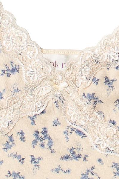 Lace Trim Bow Mesh Tank Top Product Image