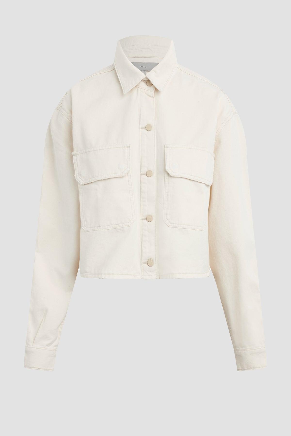 Cropped Oversized Shirt Female Product Image