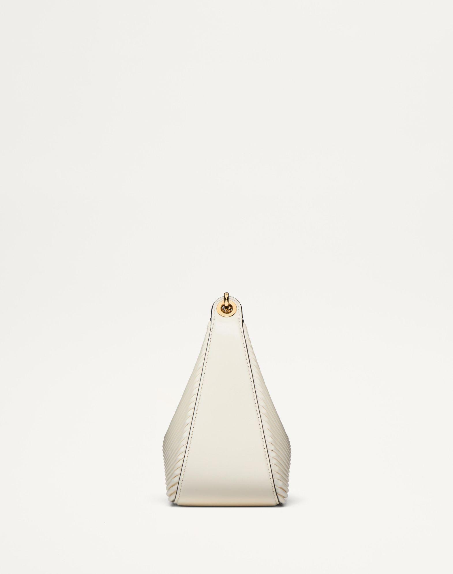 Small Vlogo Moon Hobo Bag In Nappa Leather With Chain Product Image