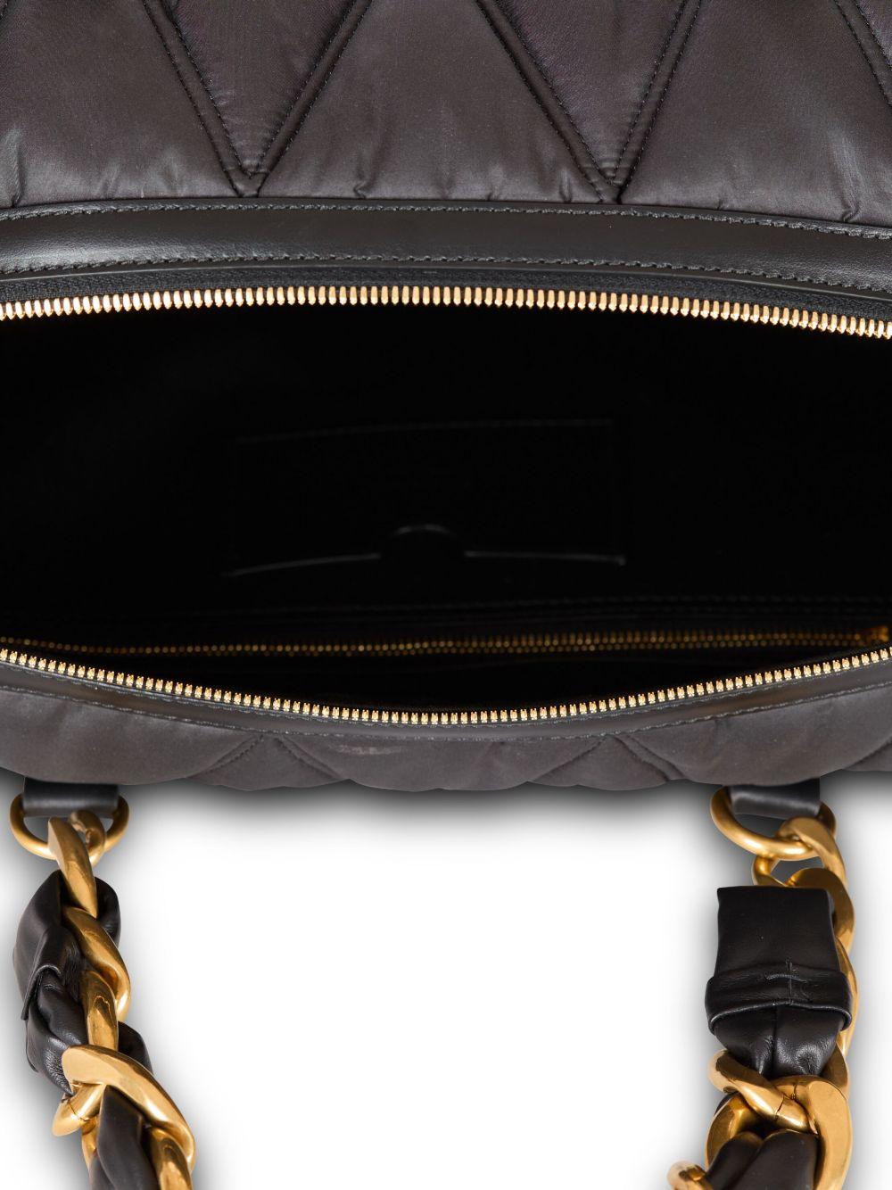 Voyage bag-grid quilted duffle bag Product Image